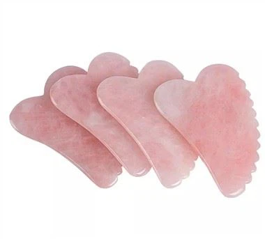 Big V hřeben ozubená gua sha kámen s krabicí