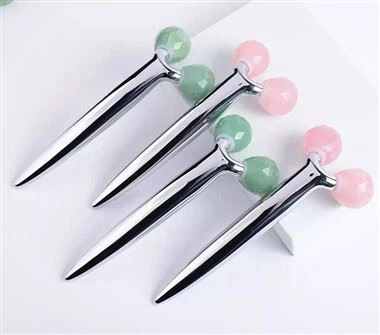 Nerezový ruční Quartz Jade Roller