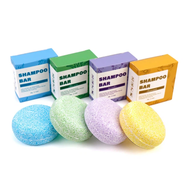 Šamponové barové mýdlo pro suché vlasy na hlavě