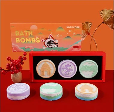 Barevné koupelové bomby