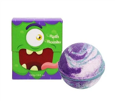 Halloween koupelnové bomby s prsteny