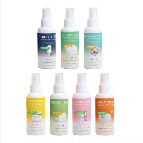Essential Oil Linen And Room Pillow Aromatherapy Spray Mist Gift Set