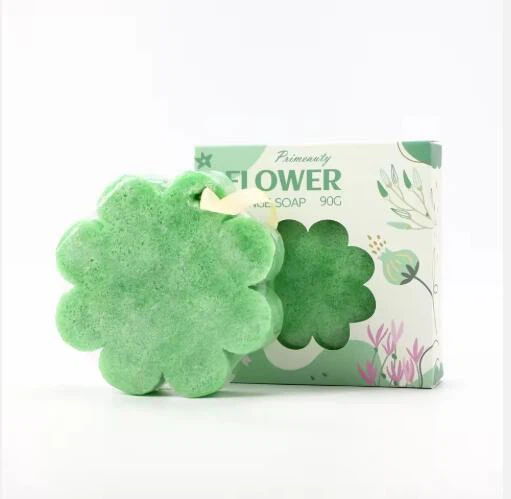 Flower Shape Exfoliating Sponge Soap Flower Shape Exfoliating Sponge Soap